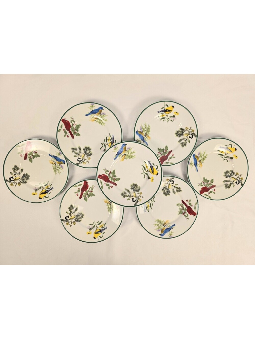 National Wildlife Federation set "American Birds" Desert Plates x 7